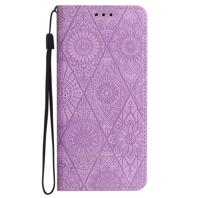 Housse Samsung Galaxy A37 Fleurs Portefeuille Support ALBA