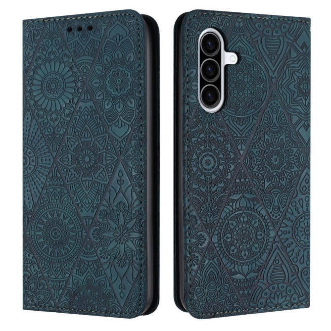 Housse Samsung Galaxy A37 Fleurs Portefeuille Support ALBA