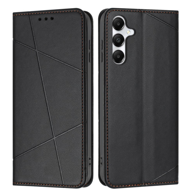 Housse Samsung Galaxy A37 Lignes Gravées Portefeuille Support Dragonne