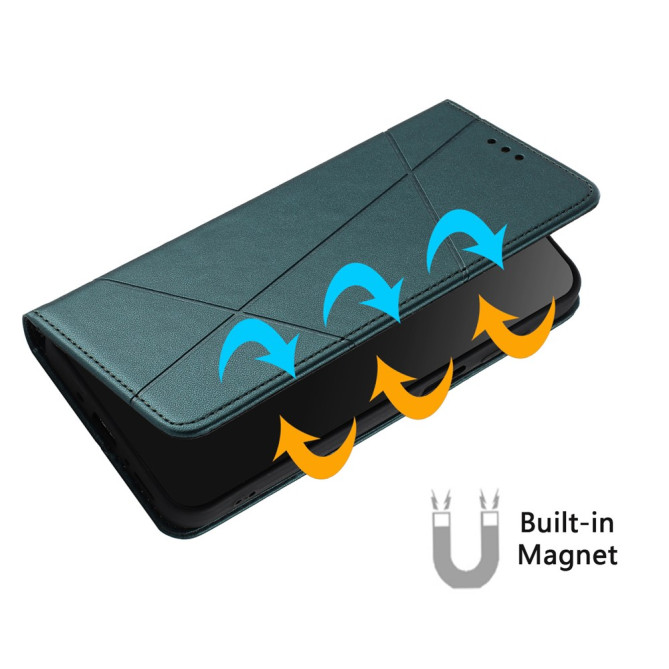 Housse Samsung Galaxy A37 Lignes Gravées Portefeuille Support Dragonne