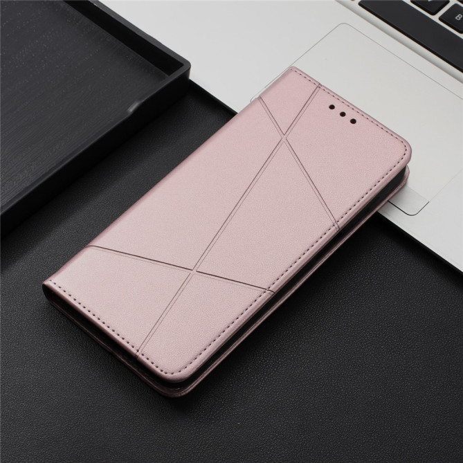 Housse Samsung Galaxy A37 Lignes Gravées Portefeuille Support Dragonne