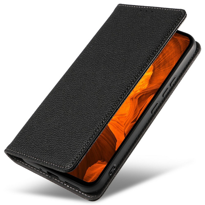 Housse Samsung Galaxy A37 Litchi avec Dragonne ALBA