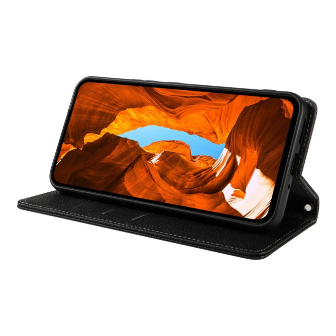 Housse Samsung Galaxy A37 Litchi avec Dragonne ALBA