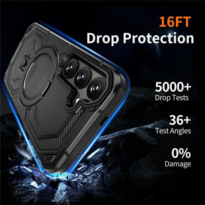 Coque Samsung Galaxy A37 YB TPU + PC Anneau Support