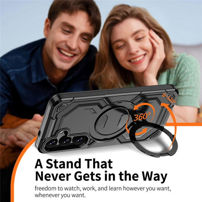 Coque Samsung Galaxy A37 YB TPU + PC Anneau Support