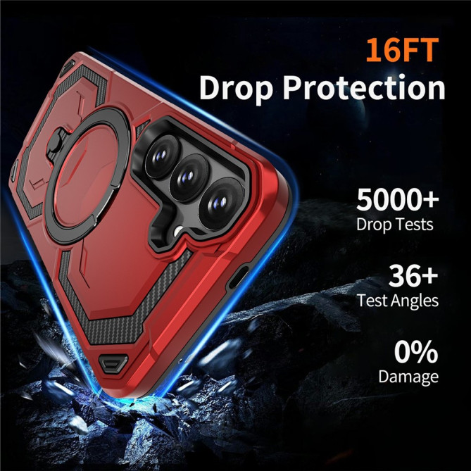 Coque Samsung Galaxy A37 YB TPU + PC Anneau Support