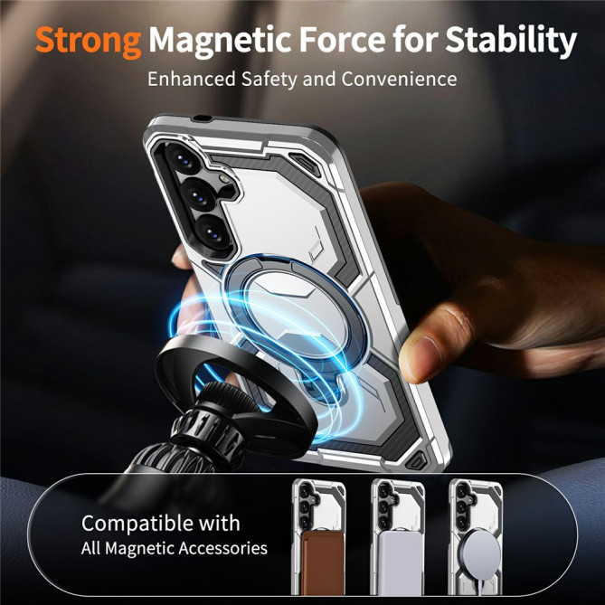 Coque Samsung Galaxy A37 YB TPU + PC Anneau Support