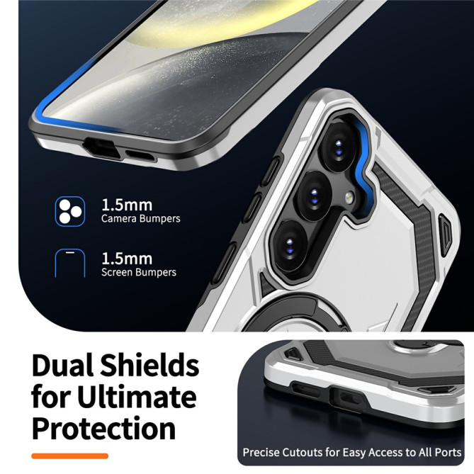 Coque Samsung Galaxy A37 YB TPU + PC Anneau Support