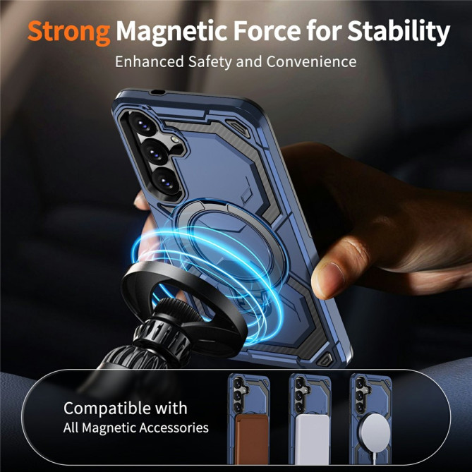 Coque Samsung Galaxy A37 YB TPU + PC Anneau Support