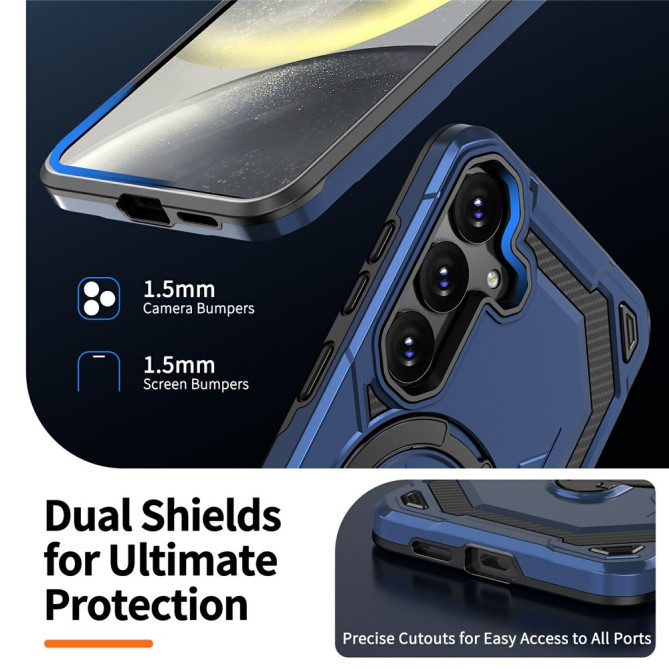 Coque Samsung Galaxy A37 YB TPU + PC Anneau Support