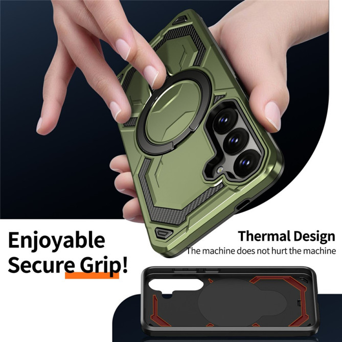 Coque Samsung Galaxy A37 YB TPU + PC Anneau Support