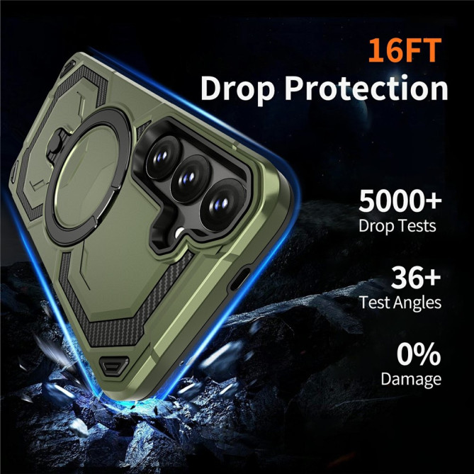 Coque Samsung Galaxy A37 YB TPU + PC Anneau Support