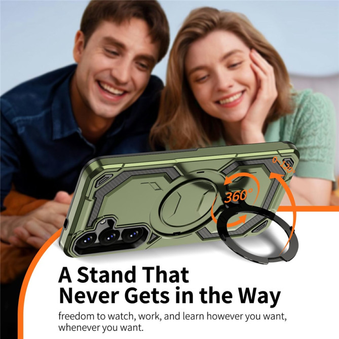 Coque Samsung Galaxy A37 YB TPU + PC Anneau Support