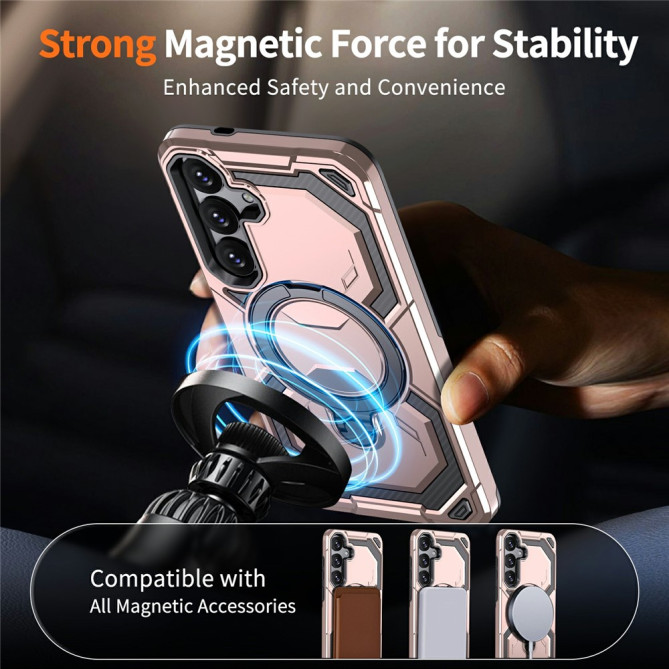 Coque Samsung Galaxy A37 YB TPU + PC Anneau Support