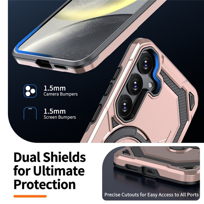 Coque Samsung Galaxy A37 YB TPU + PC Anneau Support