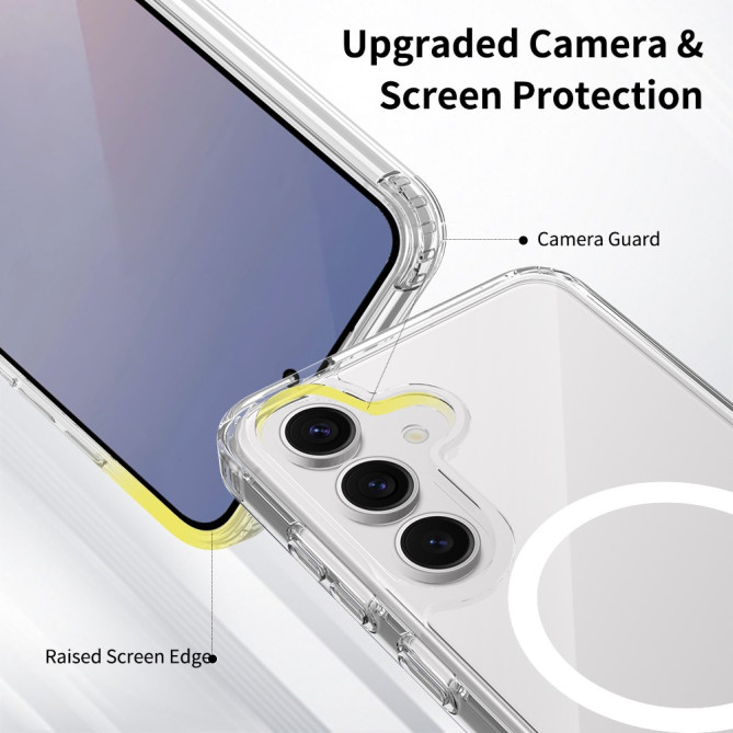 Coque Samsung Galaxy A37 TPU + PC Transparente BRIA