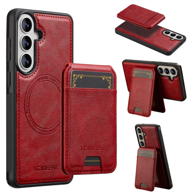 Coque Samsung Galaxy A37 LC.IMEEKE L3 Simili Cuir Détachable