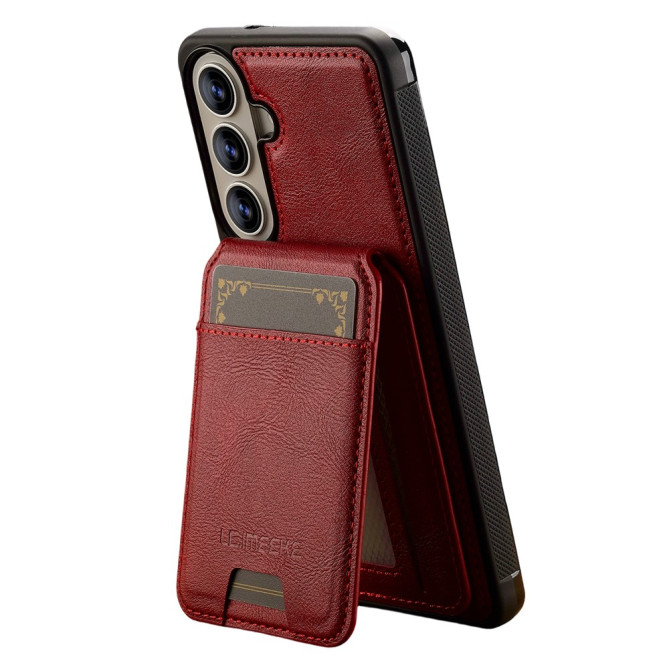 Coque Samsung Galaxy A37 LC.IMEEKE L3 Simili Cuir Détachable