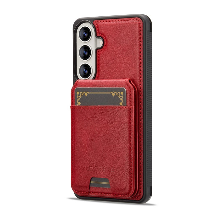 Coque Samsung Galaxy A37 LC.IMEEKE L3 Simili Cuir Détachable