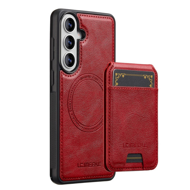 Coque Samsung Galaxy A37 LC.IMEEKE L3 Simili Cuir Détachable