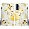 Housse Samsung Galaxy A37 Papillon Floral avec Dragonne BRIA