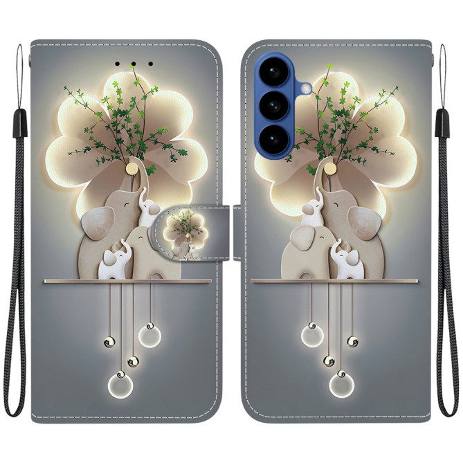 Housse Samsung Galaxy A37 Three Elephants avec Dragonne