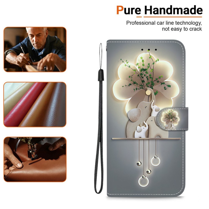 Housse Samsung Galaxy A37 Three Elephants avec Dragonne