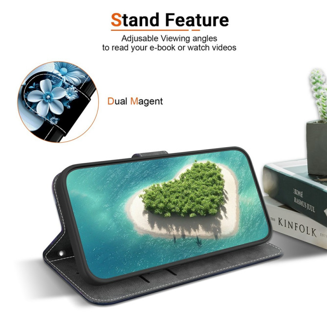 Housse Samsung Galaxy A37 Black Orchid avec Dragonne