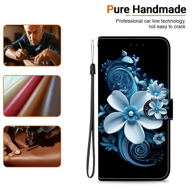 Housse Samsung Galaxy A37 Black Orchid avec Dragonne