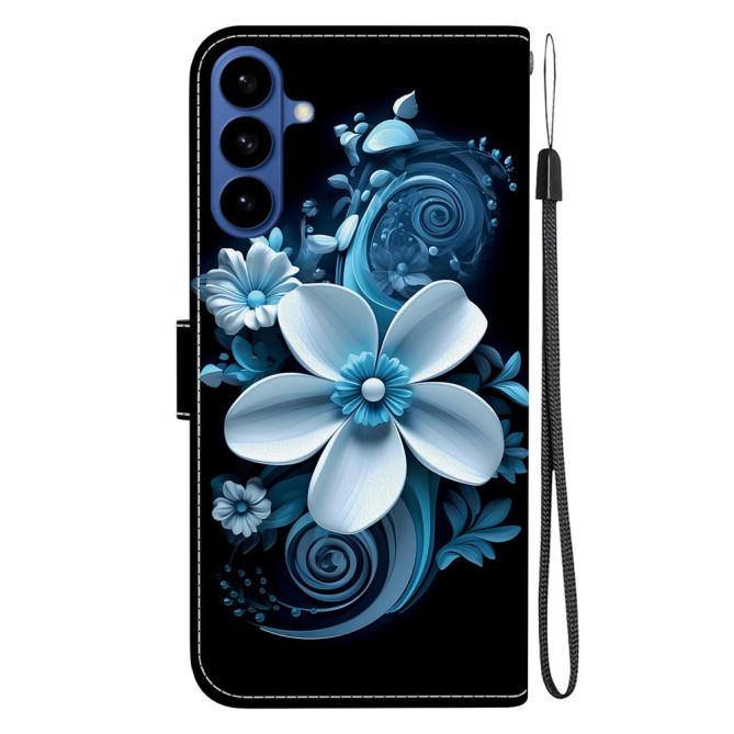 Housse Samsung Galaxy A37 Black Orchid avec Dragonne