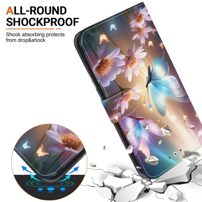 Housse Samsung Galaxy A37 Papillon avec Dragonne ALBA
