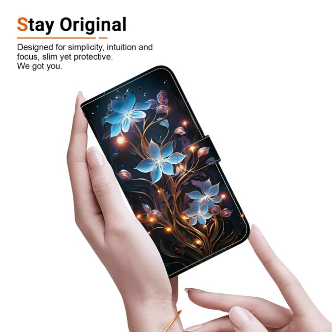 Housse Samsung Galaxy A37 Small Lantern Flower avec Dragonne