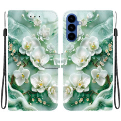 Housse Samsung Galaxy A37 Jade Flower avec Dragonne