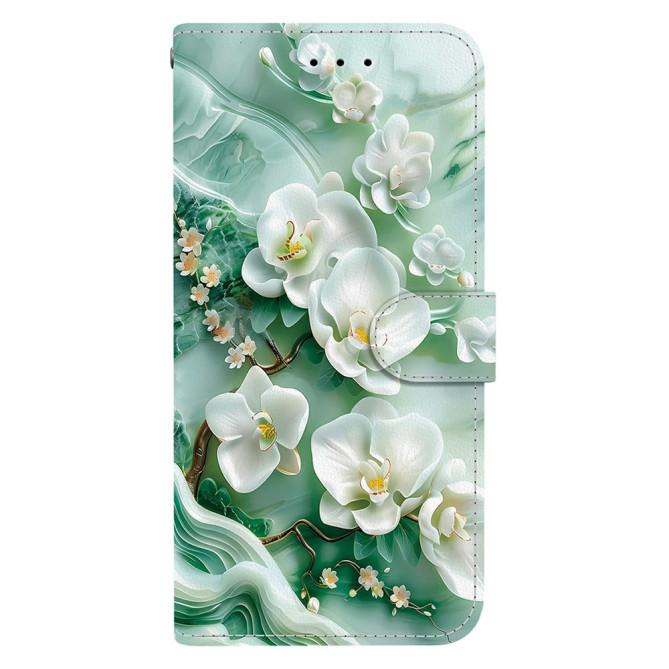Housse Samsung Galaxy A37 Jade Flower avec Dragonne