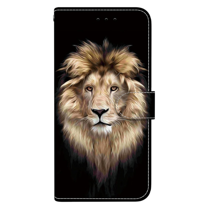 Housse Samsung Galaxy A37 Lion Head avec Dragonne
