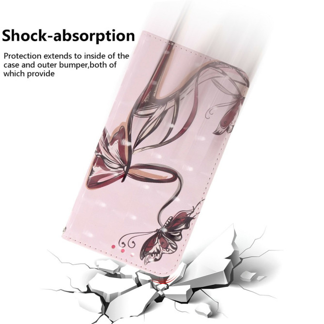 Housse Samsung Galaxy A37 Papillon avec Dragonne BRIA