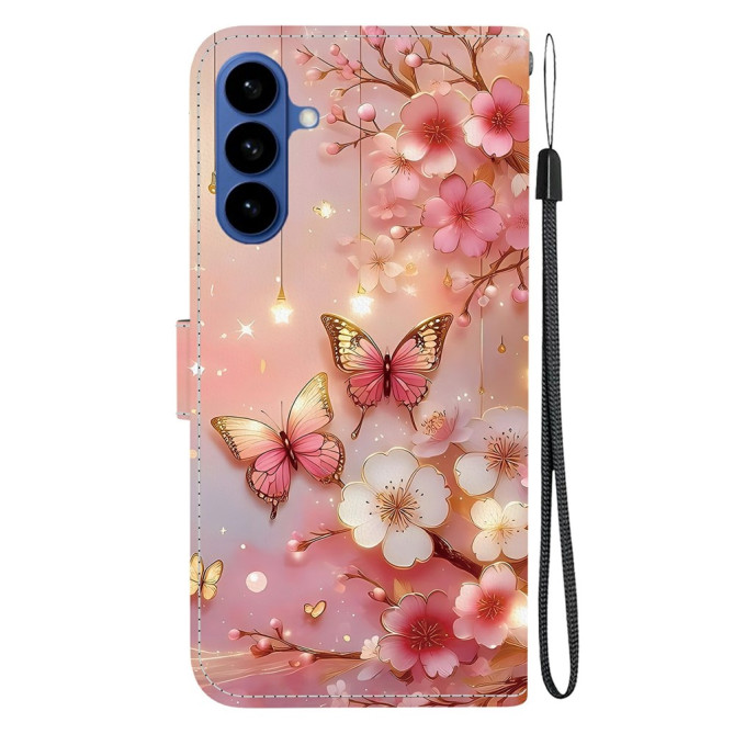 Housse Samsung Galaxy A37 Papillon Support Dragonne ALBA