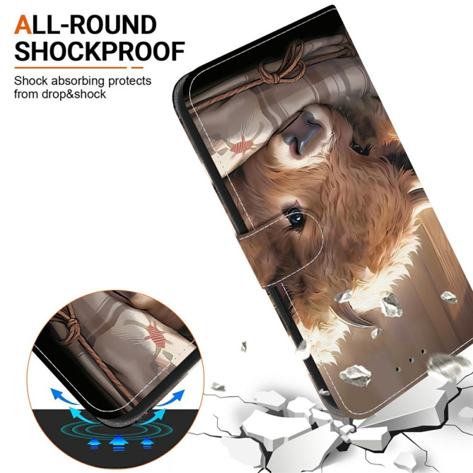 Housse Samsung Galaxy A37 Calf Support Dragonne