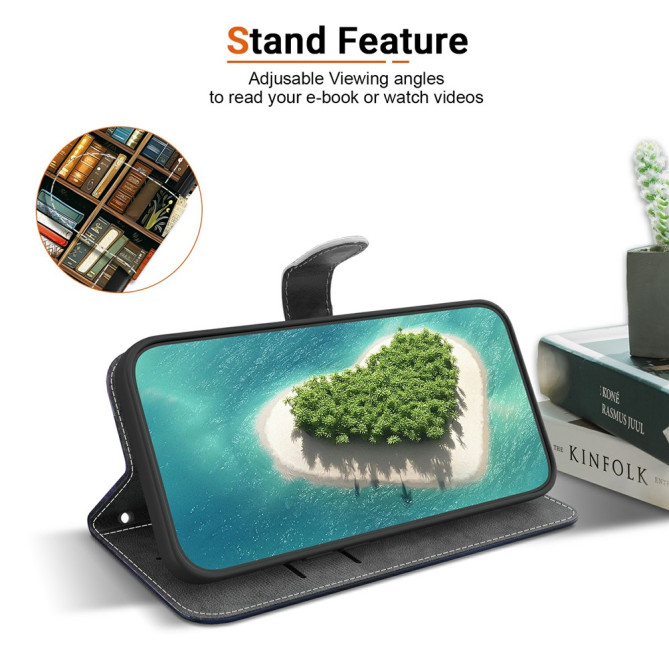 Housse Samsung Galaxy A37 Bookshelf Support Dragonne