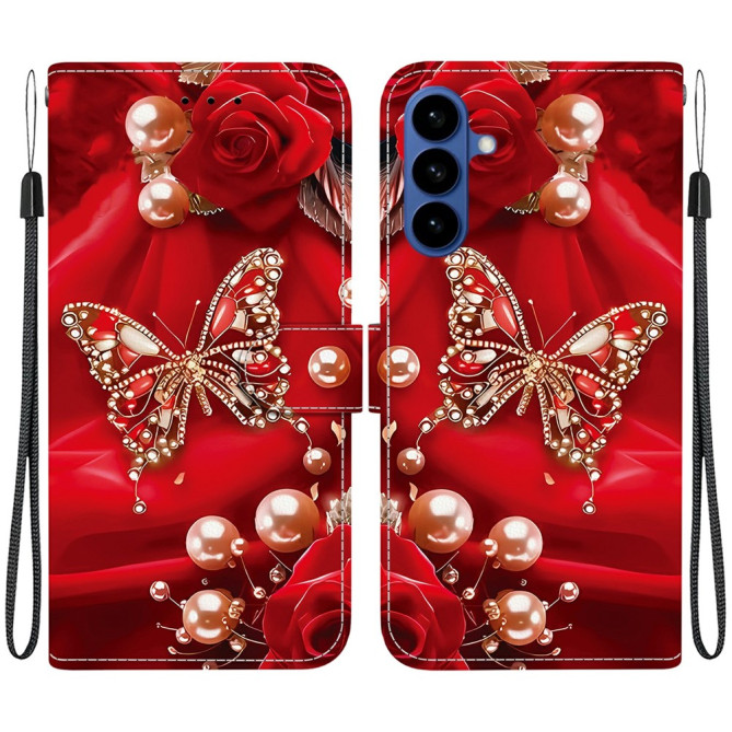 Housse Samsung Galaxy A37 Papillon Support Dragonne BRIA