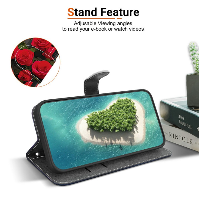 Housse Samsung Galaxy A37 Papillon Support Dragonne BRIA