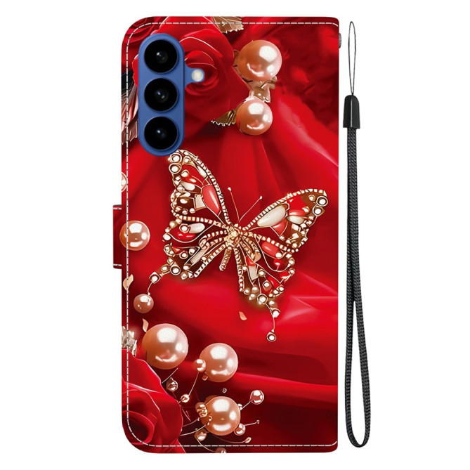 Housse Samsung Galaxy A37 Papillon Support Dragonne BRIA