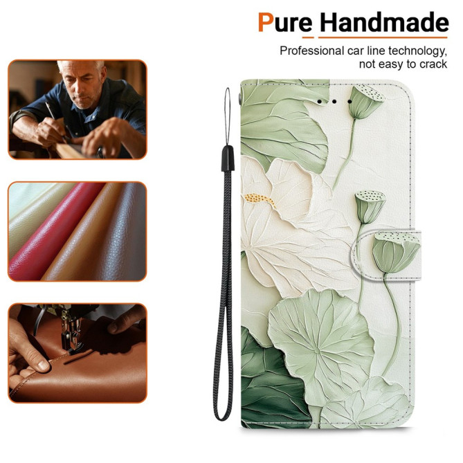 Housse Samsung Galaxy A37 Lotus Support Dragonne