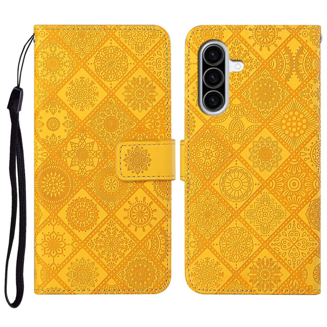 Housse Samsung Galaxy A37 Simili Cuir avec Dragonne ELVA