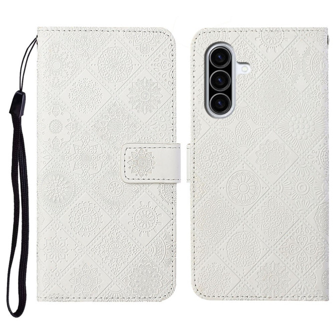 Housse Samsung Galaxy A37 Simili Cuir avec Dragonne ELVA