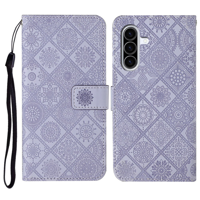 Housse Samsung Galaxy A37 Simili Cuir avec Dragonne ELVA