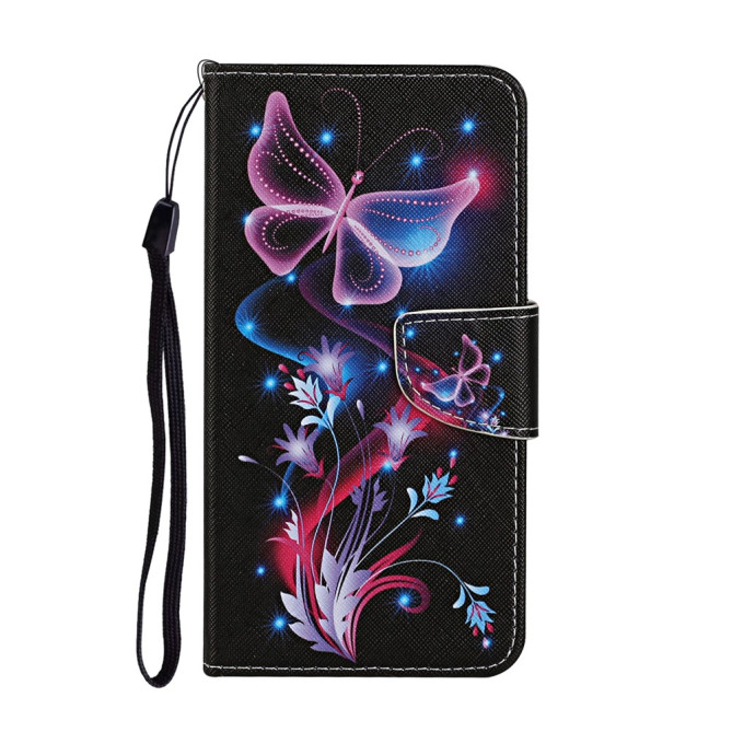 Housse Samsung Galaxy A37 Papillon Dragonne