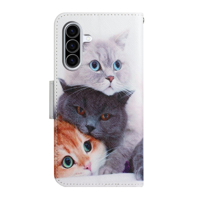 Housse Samsung Galaxy A37 Trois Chats Dragonne