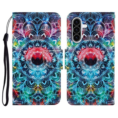Housse Samsung Galaxy A37 Mandala Dragonne