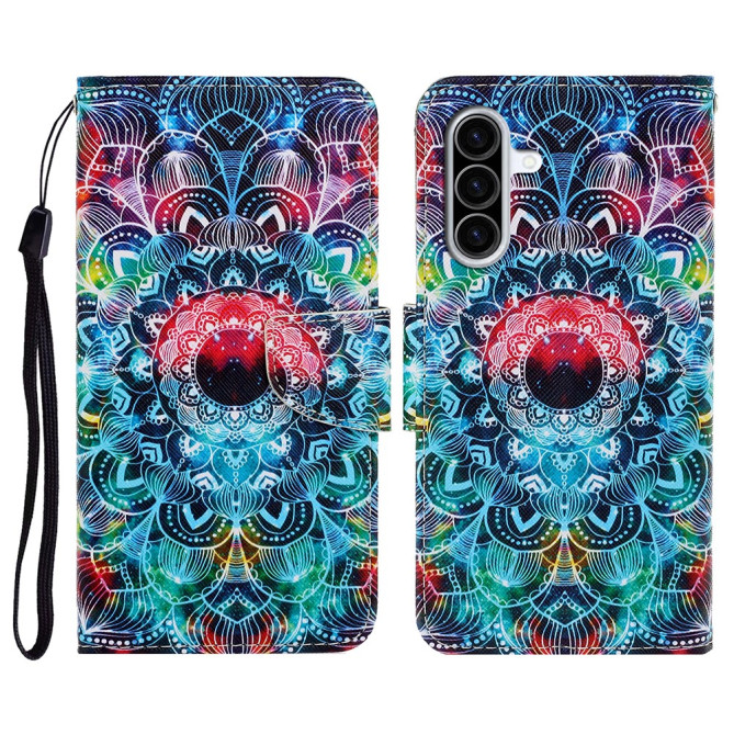 Housse Samsung Galaxy A37 Mandala Dragonne